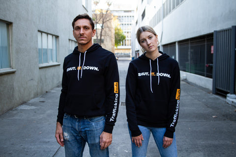 Traffickinghub Hoodie - Black